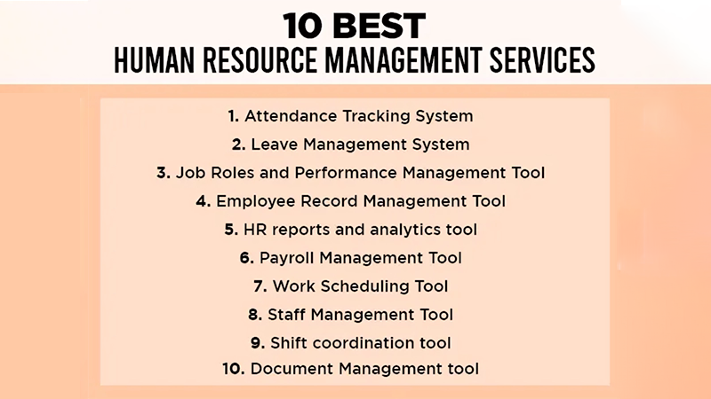 10 Best Human Resource Management Services