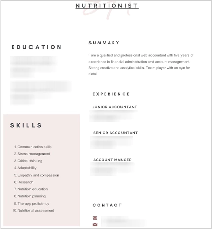 Dummy CV8