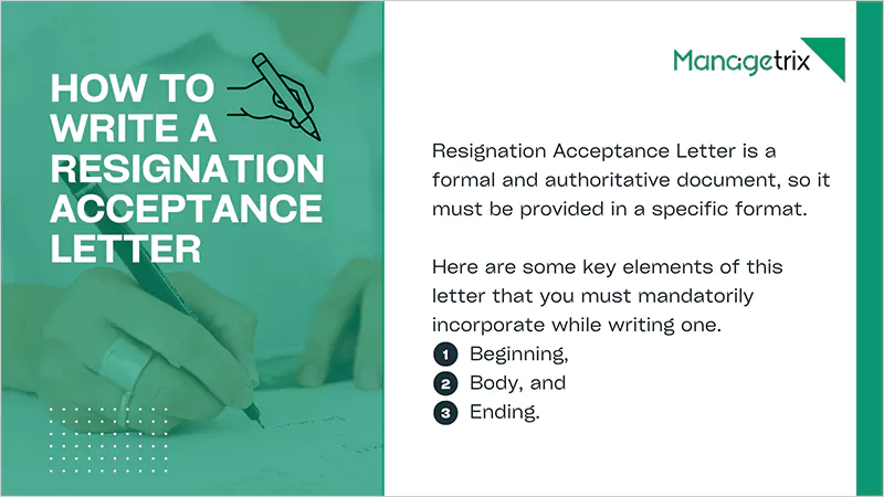 How to Write a Resignation Acceptance Letter