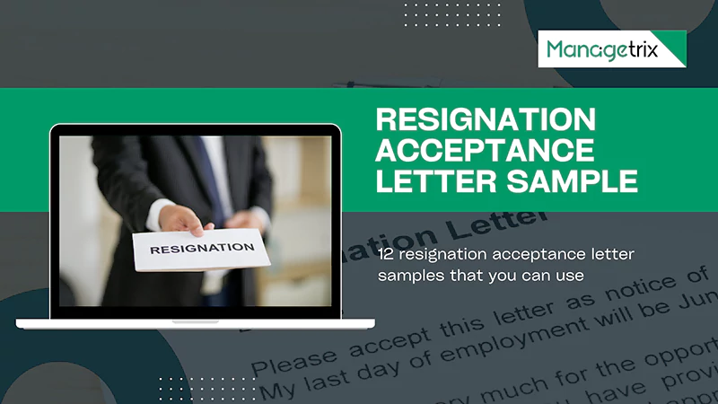 Resignation Acceptance Letter Sample