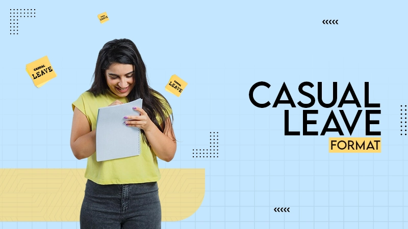 casual leave format