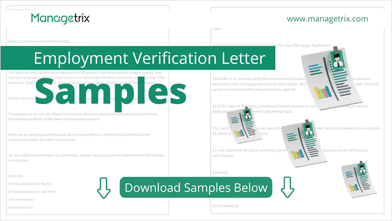 Employment Verification Letter Samples