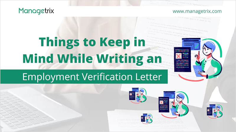Things to Keep in Mind While Writing an Employment Verification Letters