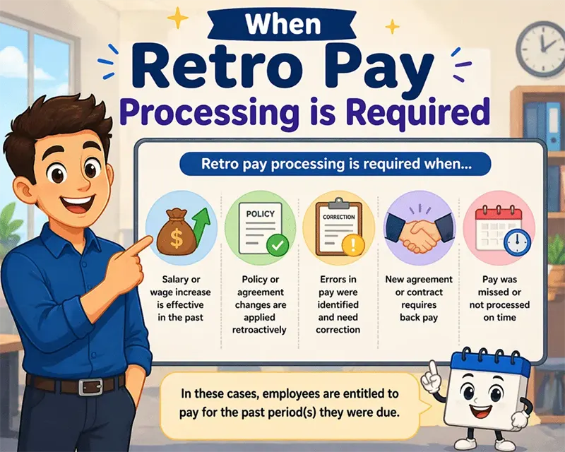 When Retro Pay Processing is Required
